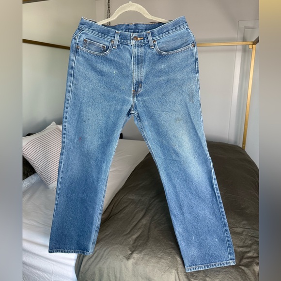 Faded Glory Original Fit Jeans 32x30 Heavily Distressed Thrashed 100% Cotton 90s - Picture 1 of 11